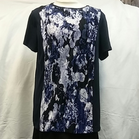 Simply Vera - 3X - Navy & Floral t-shirt - Picture 1 of 5